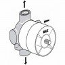 Встраиваемая часть многоходового переключателя IDEAL STANDARD A2391NU